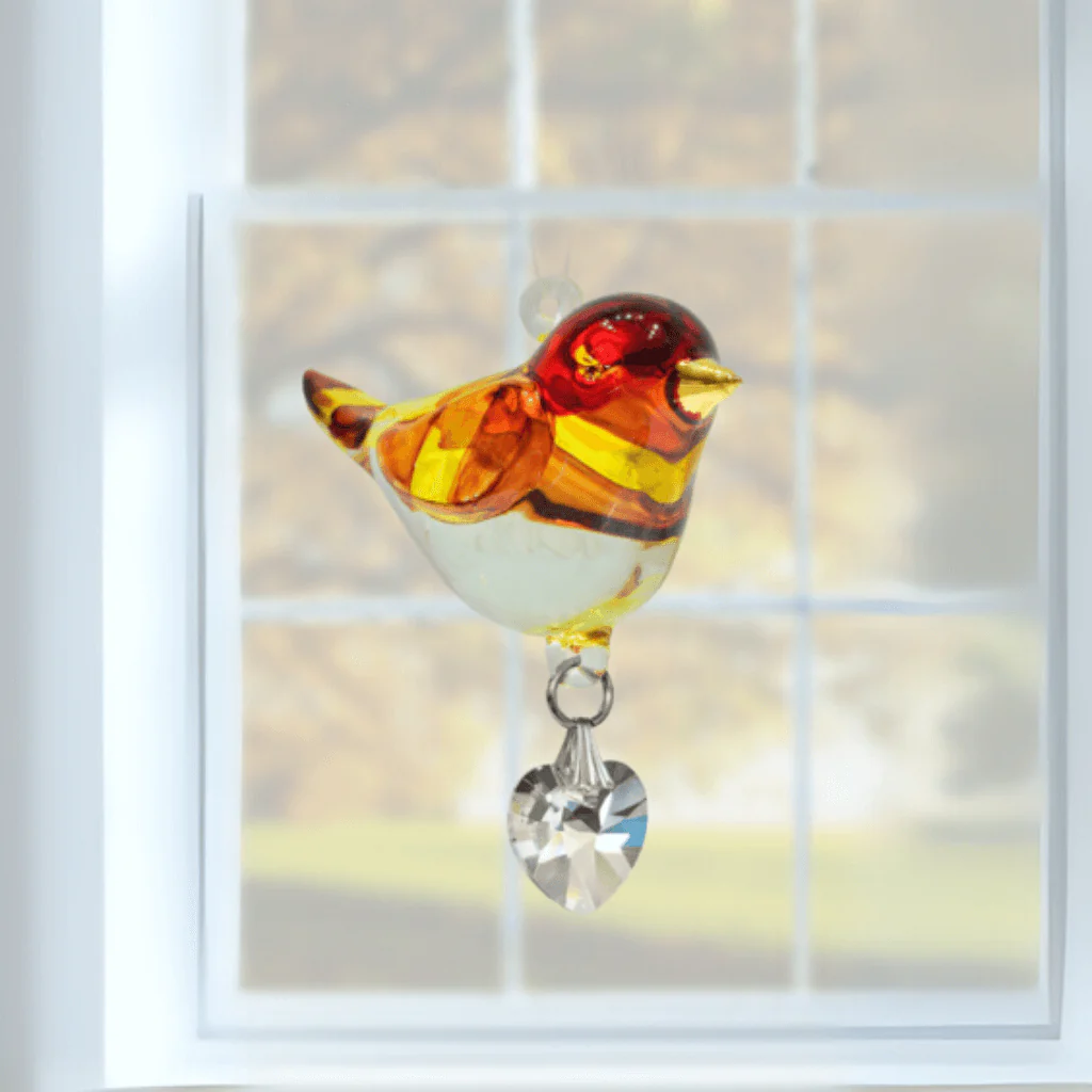 Wild Things ‘Goldfinch’ Crystal Glass Suncatcher – Pretty Little Birds Range - Image 2