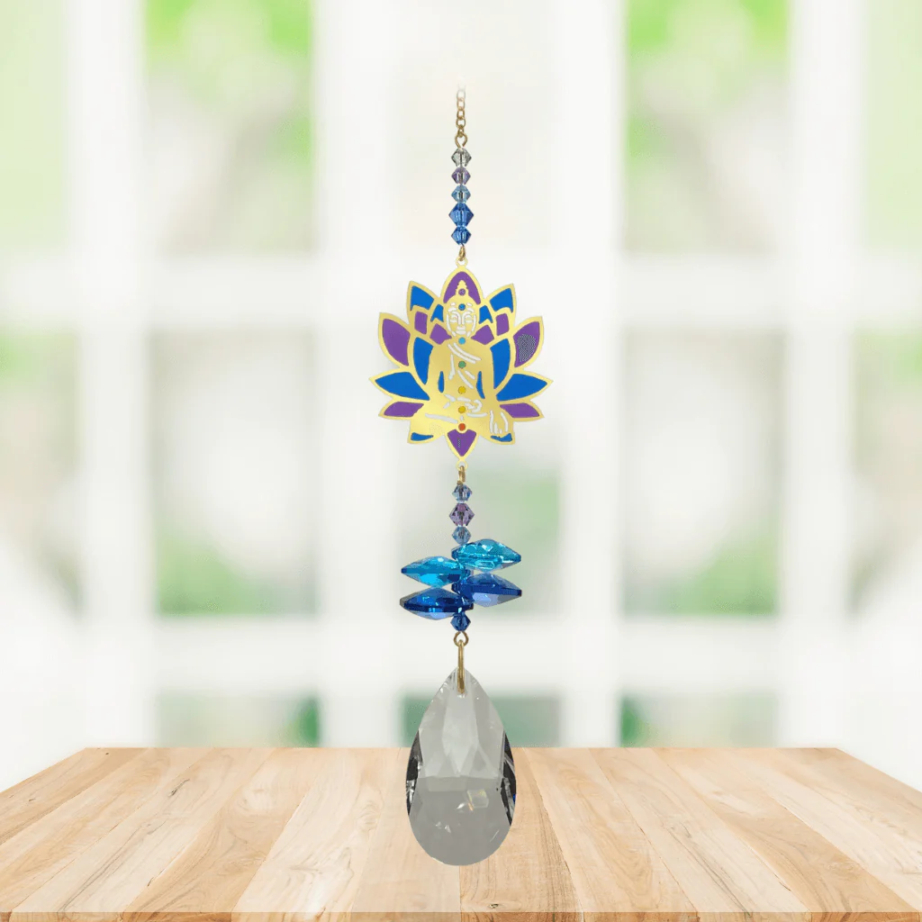 Buddha Moonlight Crystal Suncatcher - Window Jewel - Image 2
