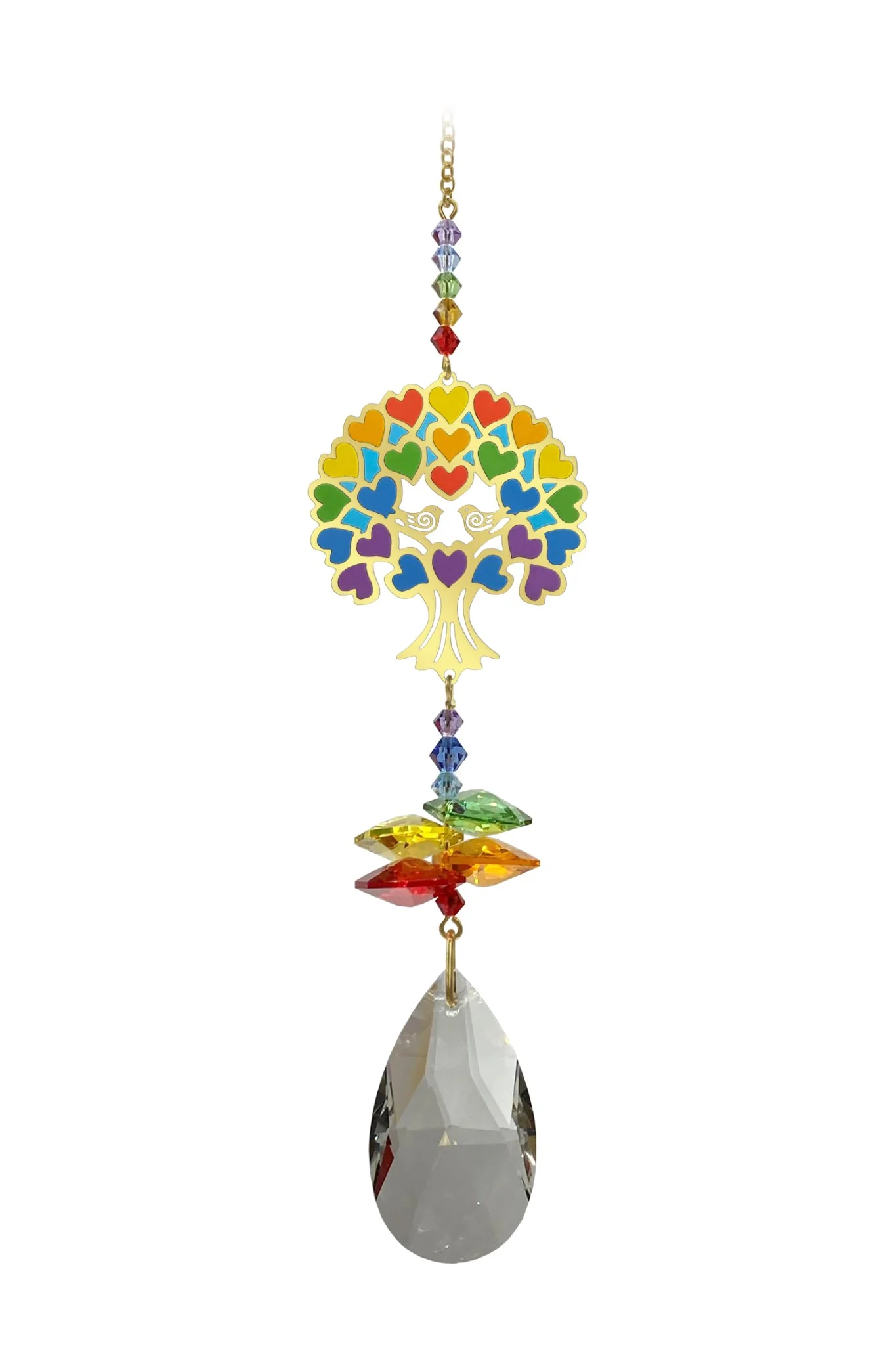 Wild Things Window Jewels - Tree Of Life Rainbow