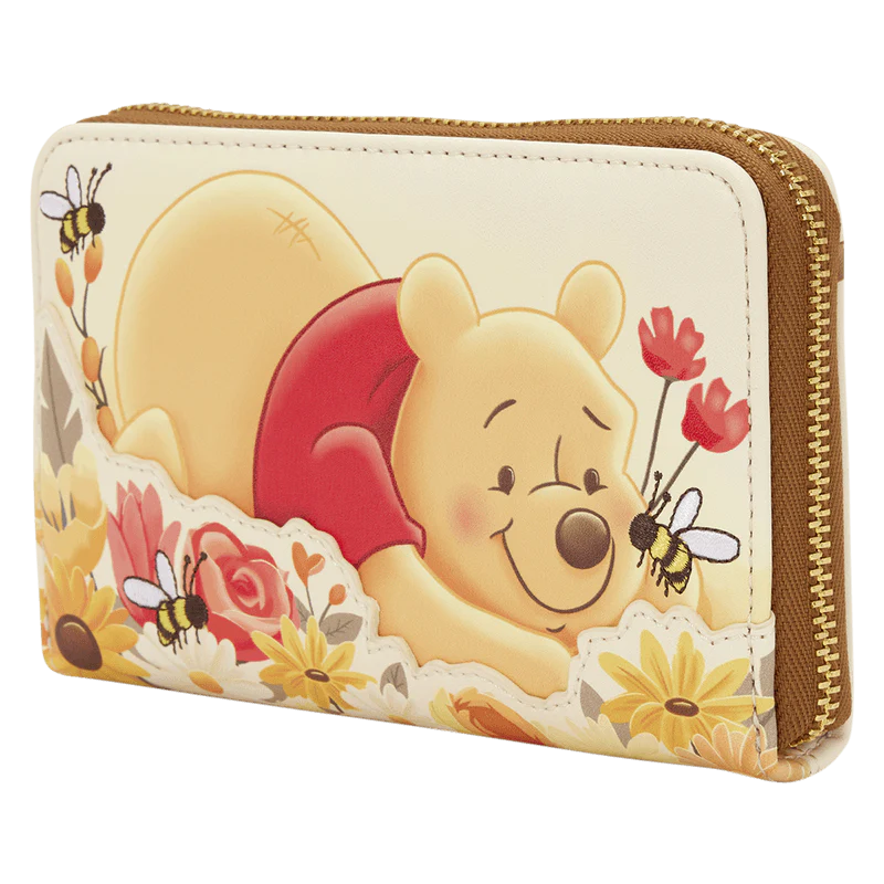 Loungefly Winnie the Pooh Bees & Flowers Zip Around Wallet - Image 2