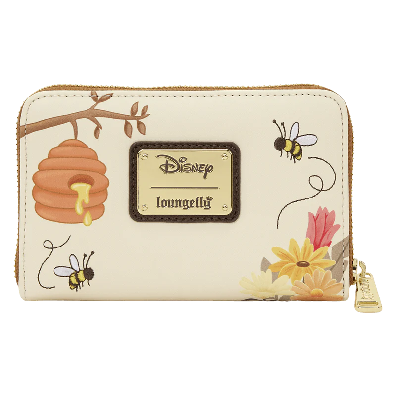 Loungefly Winnie the Pooh Bees & Flowers Zip Around Wallet - Image 3