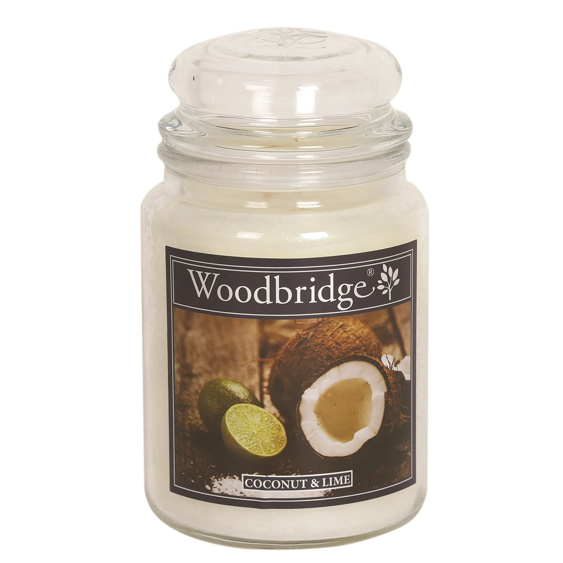 Woodbridge Coconut & Lime Large Scented Jar Candle