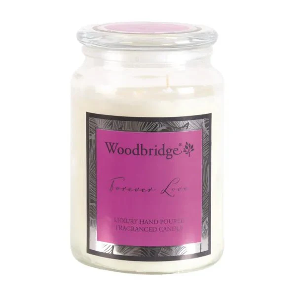 Woodbridge Forever Love Scented Candle Jar ā Rose, Violet & Musk
