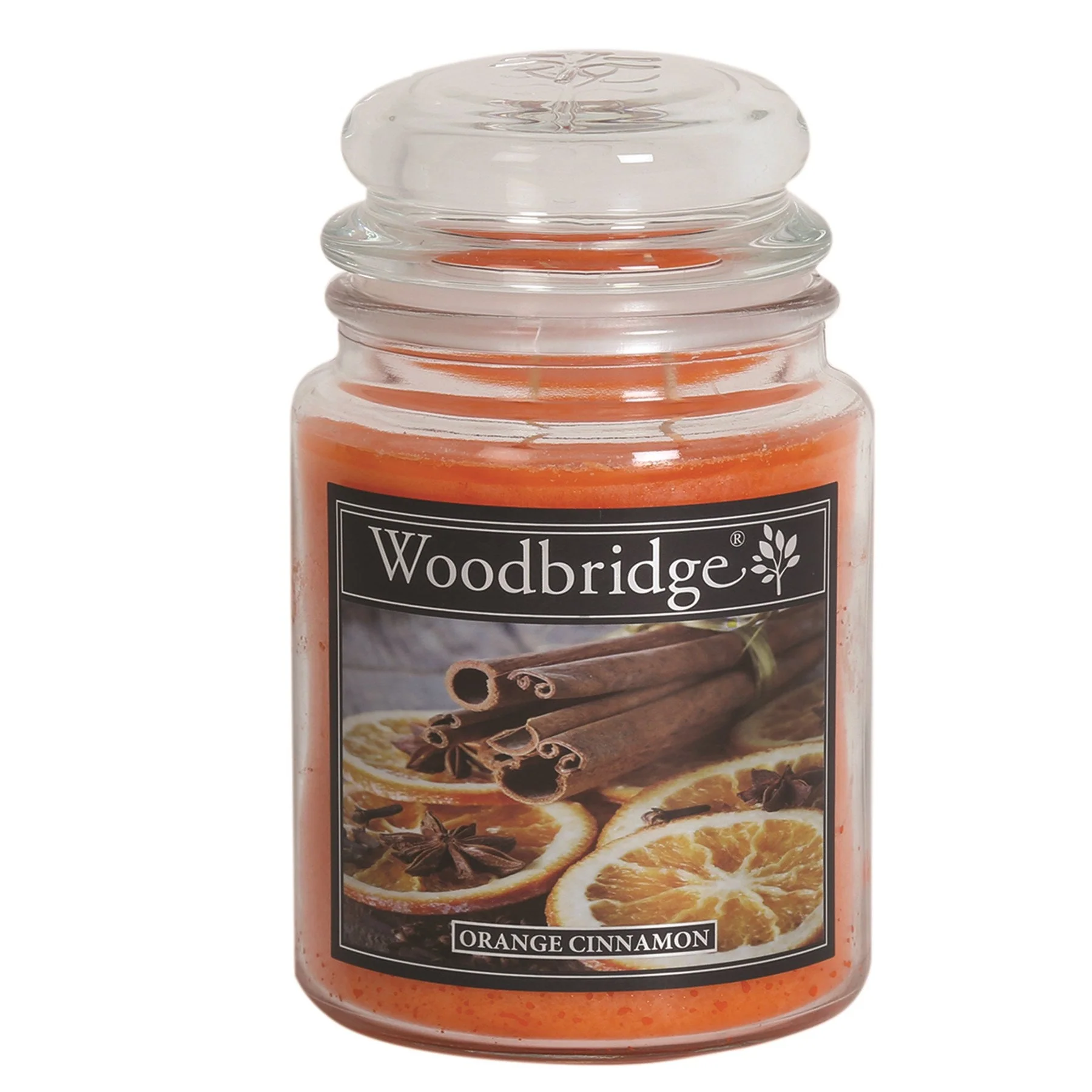 Woodbridge Large Scented Candle Jar - Orange Cinnamon
