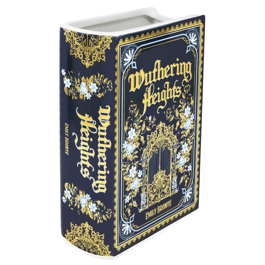 Wuthering Heights Ceramic Book Vase â Emily BrontĂ« Book Lover Decor - Image 3