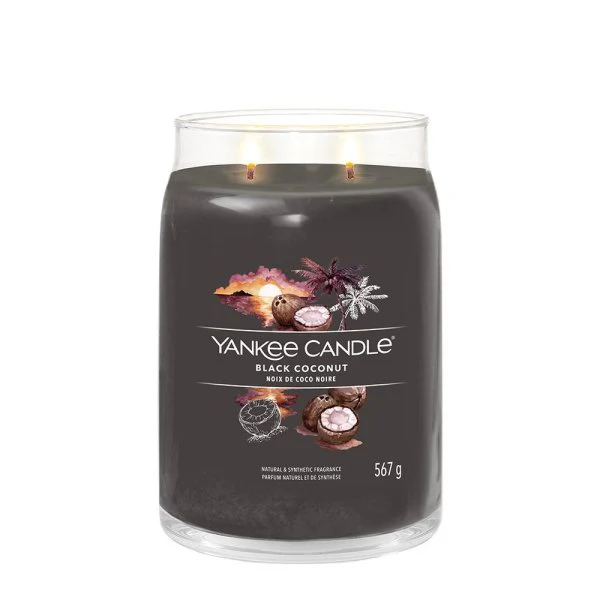 Yankee Candle Signature Large Jar Candle - Black Coconut - Image 2