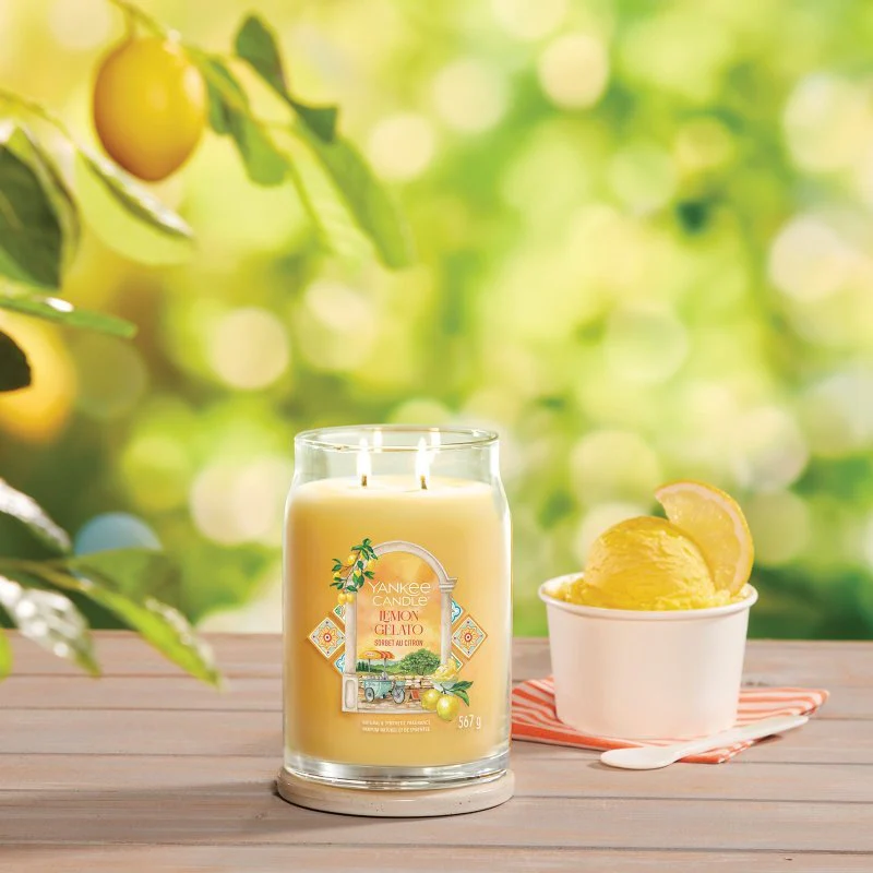 Yankee Candle Signature Large Jar Candle - Lemon Gelato - Image 4
