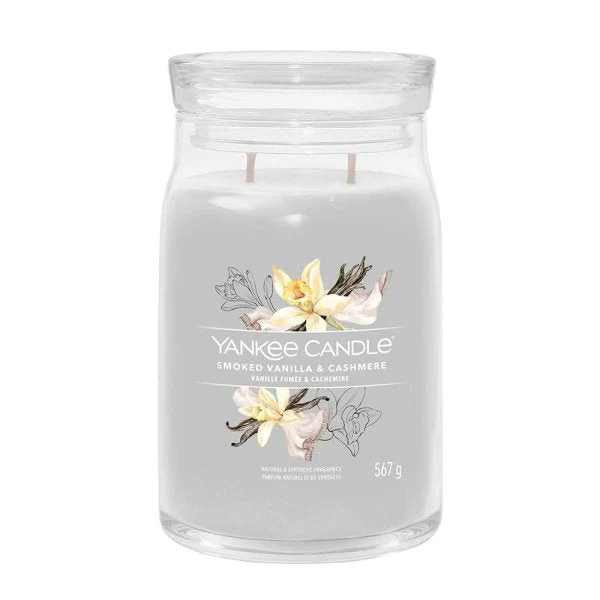 Yankee Candle Signature Large Jar Candle - Smoked Vanilla & Cashmere