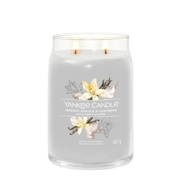 Yankee Candle Signature Large Jar Candle - Smoked Vanilla & Cashmere - Image 2