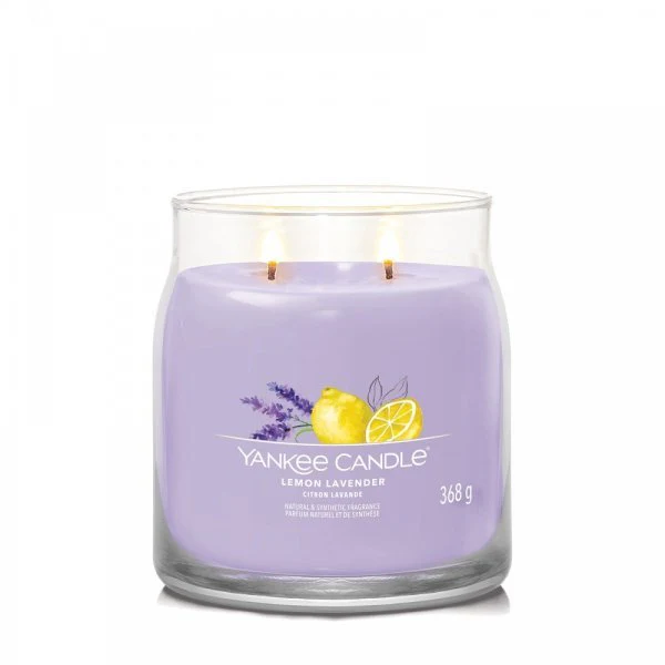 Yankee Candle Signature Medium Jar Candle - Lemon Lavender - Image 2