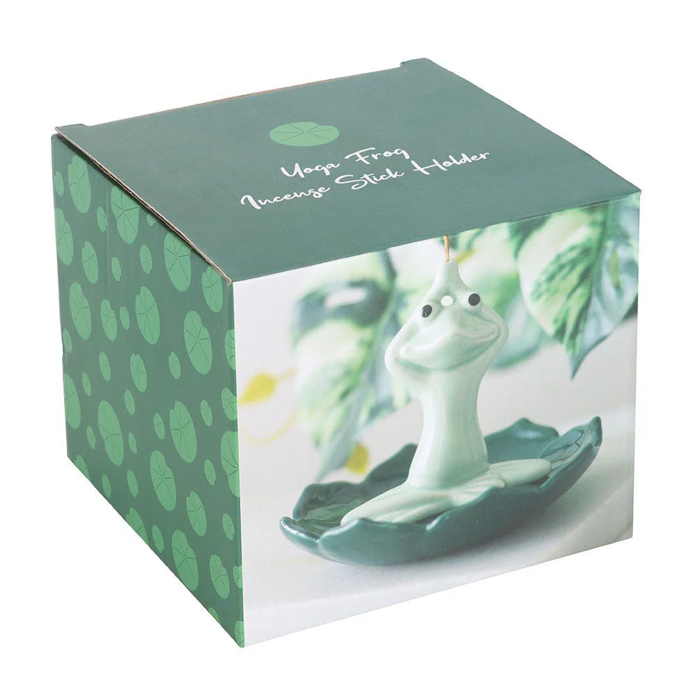 Yoga Frog Incense Stick Holder - Image 6