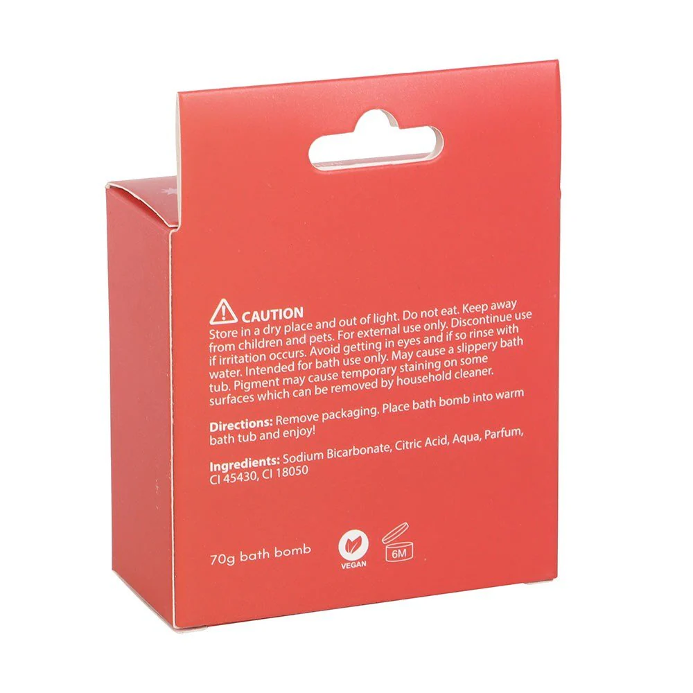 You're the Bomb Cherry Heart Bath Bomb - Image 2